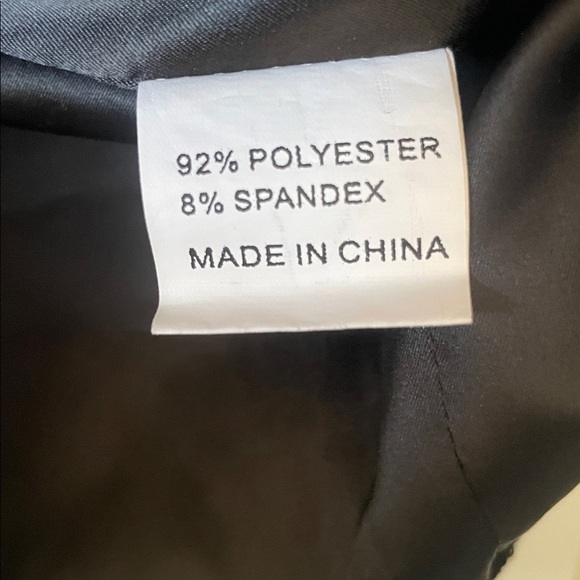 Oh Polly Black Satin Dress UK 8-SMALL - Picture 8 of 11